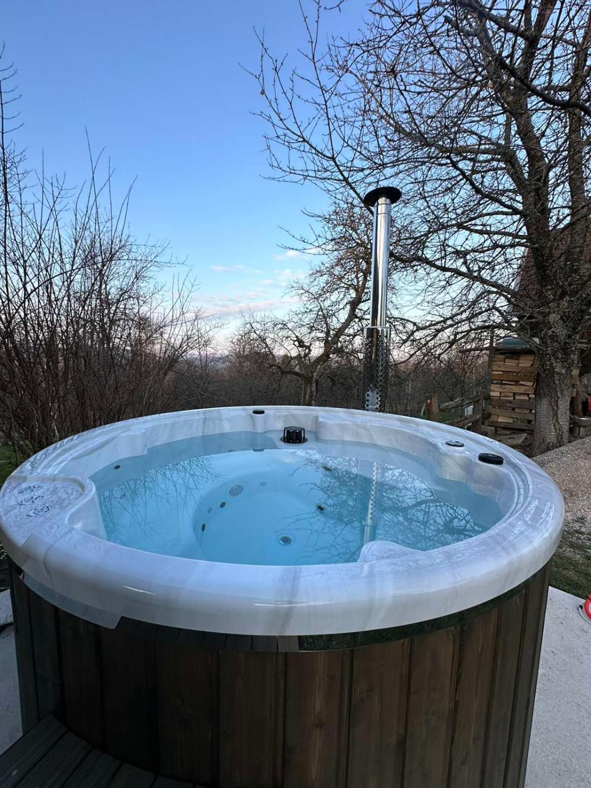 Holiday Home "Sleme" With Jacuzzi, Big Garden And Arbor With Fireplace Skrad Exterior photo